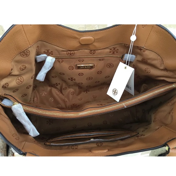 Tory Burch Bombe Large east West Tote bark tan - Picture 6 of 7